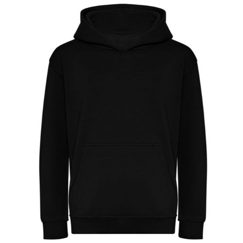 Awdis Just Hoods Kids Organic Hoodie Deep Black